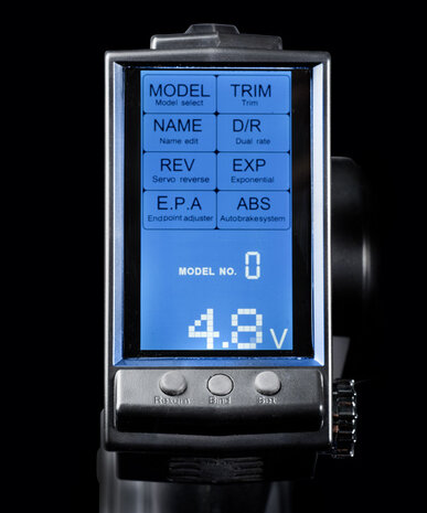  3-Channel Radio "CR3P" 2.4GHz incl. 2 Receive ABSIMA