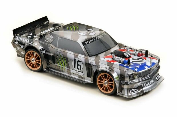  1:16 EP BL Touring Car "FUN MAKER" stars'n grey RTR absima