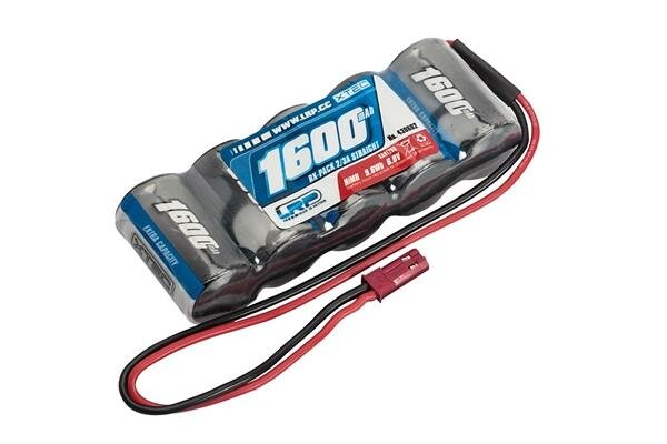 LRP XTEC RX-pack Straight 2/3A NiMH - BEC - 6.0V - 1600mAh, 430602