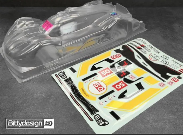 Bittydesign 499T 1/10 LMH Karosserie 1:10 (unlackiert) 190mm (Tamiya TT-02)