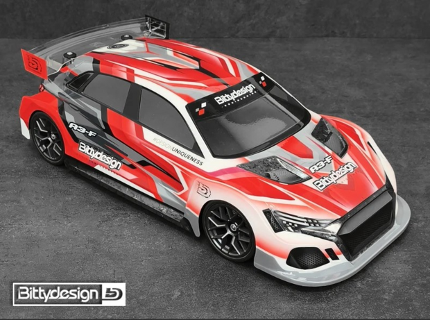 Bittydesign A3-F 1/10 FWD Body Clear 190mm (Lightweight - 0.7mm)