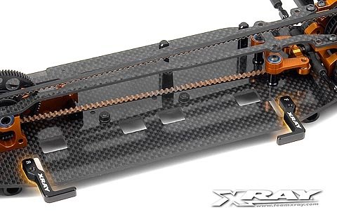 XRAY ALU LIPO BATTERY BACKSTOP (F+R) - 306186