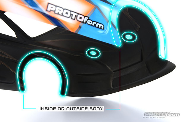 PROTOFORM 1:10 Fender & Body Post PROtectors fits 1:10 RC Bodies - 6290-01