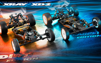 XRAY XB2 2020 - 2WD 1/10 ELECTRIC OFF ROAD CAR - DIRT EDITION - 320007
