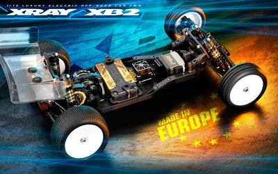 XRAY XB2 2020 - 2WD 1/10 ELECTRIC OFF ROAD CAR - CARPET EDITION - 320008