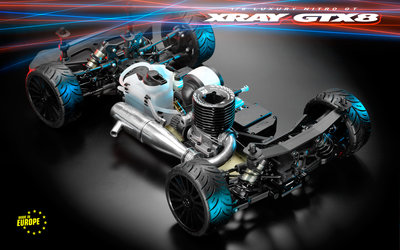 XRAY GTX8.3 - 1/8 LUXURY NITRO ON-ROAD GT CAR - 350502