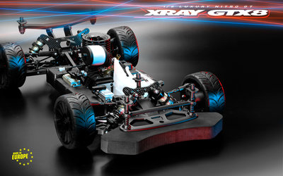 XRAY GTX8.3 - 1/8 LUXURY NITRO ON-ROAD GT CAR - 350502