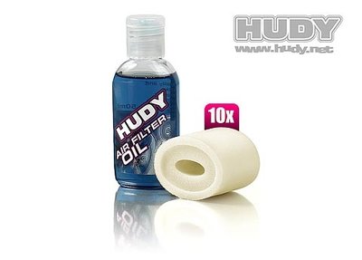 Hudy Air Filter Foam & Oil - Xray Xb808 Low Profile (10), H293540 - 293540