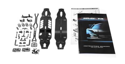 Xray T4 2021 - Alu Flex Conversion Set / Upgrade Kit + Graphite Chassis X301006 - 300947-COMBO