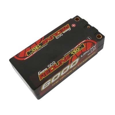 Gens ace Redline Series Shorty 6000mAh 7.6V 2S 130C HV LiPo (5mm, 220g)