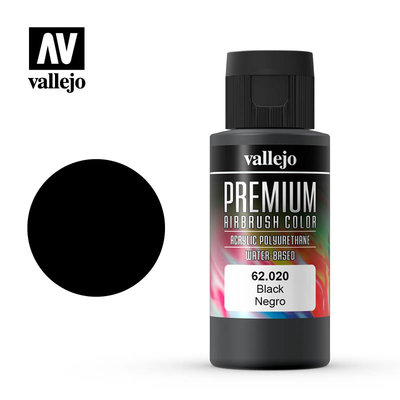 VALLEJO 62.020 ZWART