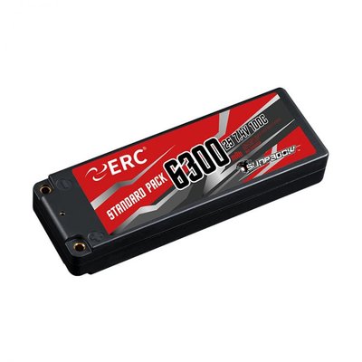 Sunpadow ERC 6300mAh 7.4V 2S 100C LiPo (4mm, 304g)