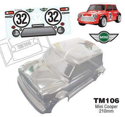 TM106 1/10 Mini Cooper, 210mm