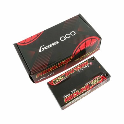 Gens ace Redline V2 Series Shorty 4000mAh 7.6V 2S 130C HV LiPo (4mm, 147g)