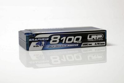 LRP HV 1/12 Ultra LCG GRAPHENE-4.1 8100mAh Hardcase battery - 3.7V LiPo - 120C/60C