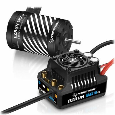 Hobbywing Ezrun Max10 G2 80a Combo With 3652sd-5400kv 3,175 Shaft - 38020348