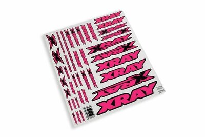 Xray Sticker For Body Neon Red
