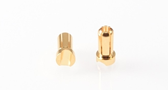 5mm Gold Plug  Short (2pcs)mmc