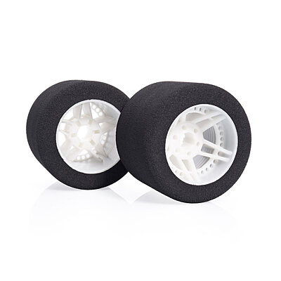 Matrix Rear 1/8 Foam Tires with Five Light Rims - 35 Shore, Standard Diameter (2pcs)
