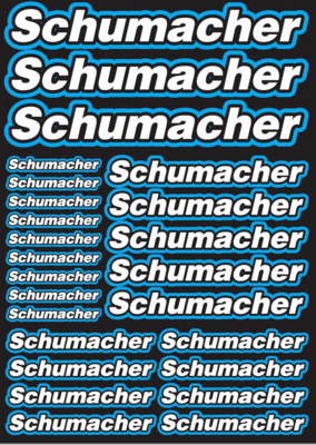 Schumacher Design Pre-Cut Stickers BLUE