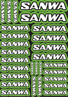 Sanwa Design Pre-Cut Stickers GREEN