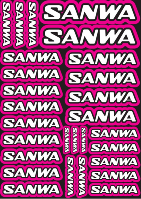 Sanwa Design Pre-Cut Stickers PINK