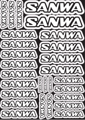 Sanwa Design Pre-Cut Stickers WHITE