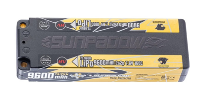 Sunpadow High End Lipo LiHV 9600mAh-7.6V 160C