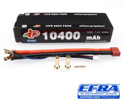 Intellect MC4 10400mAh 120C 7.6V Long Runtime Graphene Stick Pack LiHV