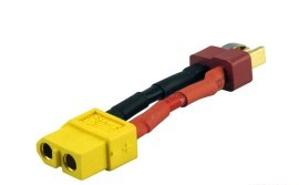 Adapterkabel XT60 stekker naar Deans steeker