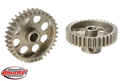 Corally 48DP Pinion Short Hardened Steel 35 Teeth Shaft Dia. 3.17mm