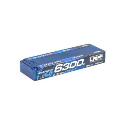 LRP - Hv Ultra Lcg Stock Spec Graphene-4.2 6300mah Hardcase Battery - 7.6v Lipo - 145c/70c - 433277