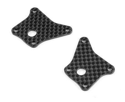 XRAY GRAPHITE FRONT LOWER ARM PLATE 1.6MM (2) - 302190