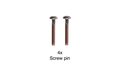 TAMIYA Screw Pin 3x22mm (4) - 9805755