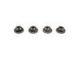 MR33 Titanium lightweight Large Serrated Flanged Wheel Nut M4 (4pcs.) - MR33-WN-TI