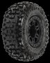 Proline Badlands SC 2.2/3.0 M2 (Medium) Tires Mounted on Split Six B, PR1182-21 - 1182-21