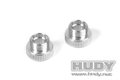 Hudy Alu 1/10 & 1/12 Set-up Wheel Axle Adapter (2), H109425 - 109425