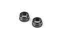 Xray ALU SHOCK CAP-NUT WITH VENT HOLE - BLACK (2) - 308352-K