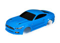 Traxxas Body, Ford Mustang, Grabber Blue (painted, Decals Applied) - 8312A