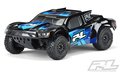 PROLINE345818Pre-Cut Flo-Tek Fusion Tough-Color (Black) Body for PRO-Fusion SC 4x4, Slash 2wd, Slash 4x4, SC6.1, 22SCT™ & SCTE™