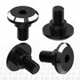 1up Racing Servo Mounting Screws 4,0mm Thread - black (4)