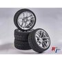 carson 900160 1:10 band velg set 10 Sp. Design (4) silber