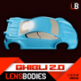 Lens Bodies Ghibli 2.0 Touring Car 1:10 Clear Body - Standard