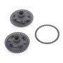 SCHUMACHER Gear Diff Pulley, Cover and Fence - Mi6/evo