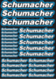 Schumacher Design Pre-Cut Stickers BLUE