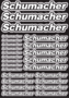 Schumacher Design Pre-Cut Stickers WHITE