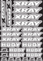 XRAY/HUDY Design Pre-Cut Stickers WHITE