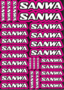 Sanwa Design Pre-Cut Stickers PINK